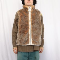 画像3: Jessica フェイクファー リバーシブルベスト L (3)