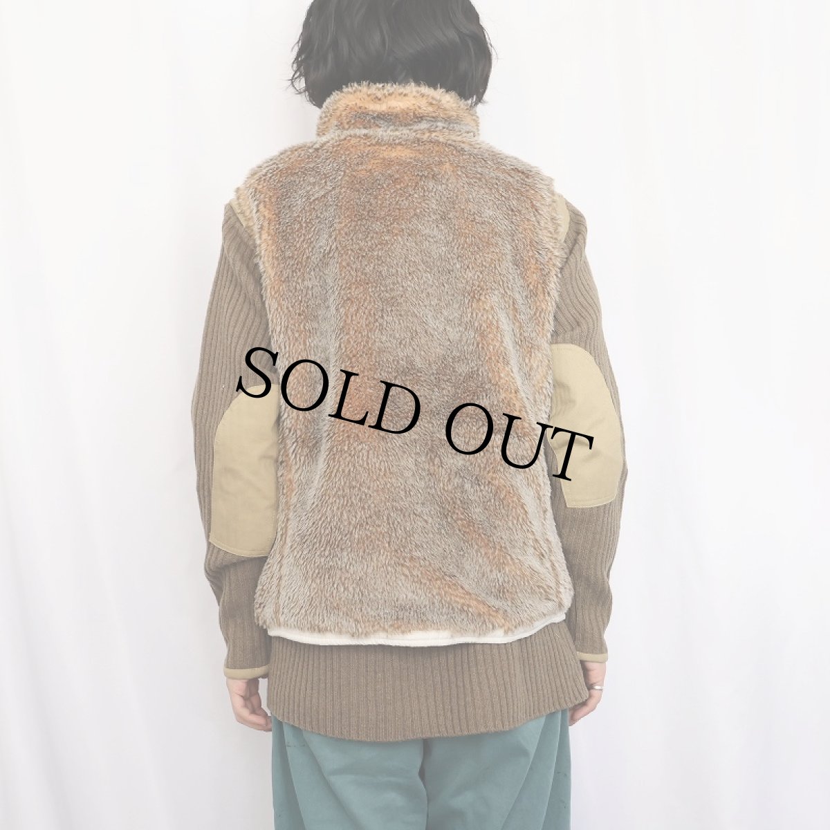 画像4: Jessica フェイクファー リバーシブルベスト L (4)