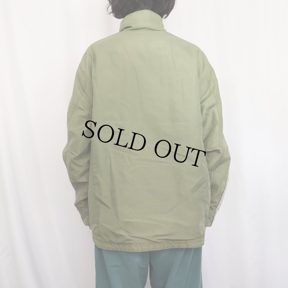 画像3: 〜2000's Levi's SILVER TAB 裏フリース ナイロンジャケット L (3)