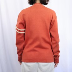 画像3: 40's Wilson ウール アワードニットカーディガン SIZE40 (3)