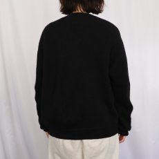 画像3: 60's Smiths アルパカニットカーディガン BLACK L (3)