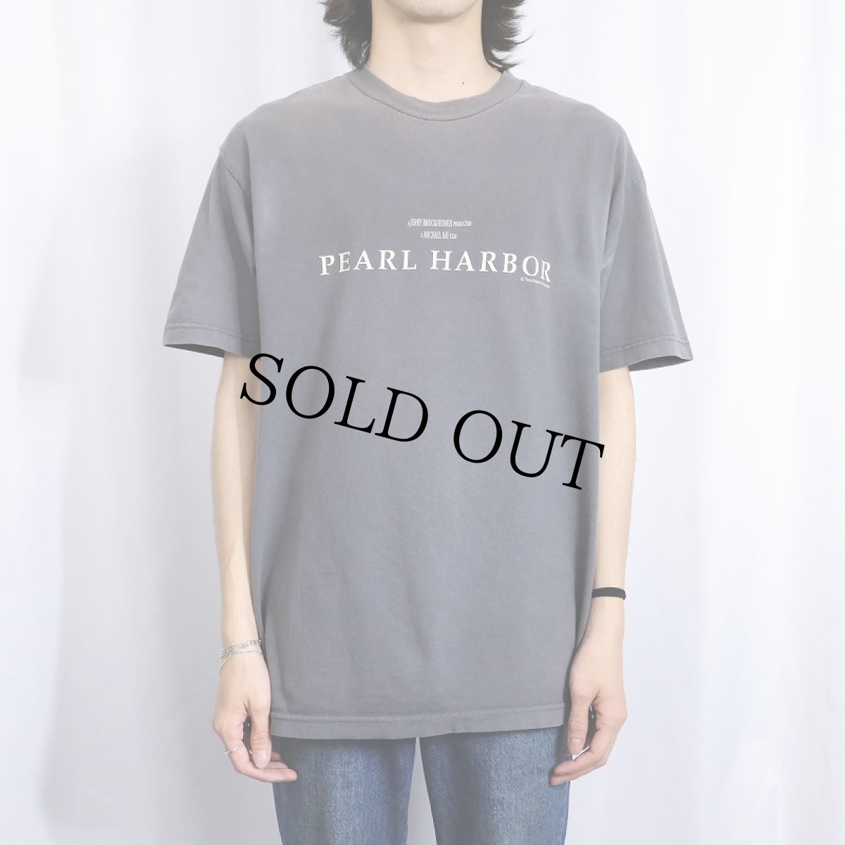 画像2: 90's PEARL HARBOR USA製 戦争映画 プリントTシャツ L (2)