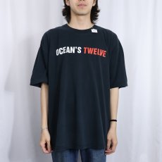 画像2: OCEAN'S TWELVE クライム映画プリントTシャツ BLACK XL (2)