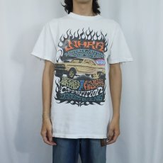 画像2: NHRA ドラッグレース プリントTシャツ L (2)