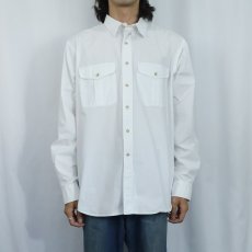画像2: 80's BANANA REPUBLIC コットンシャツ (2)