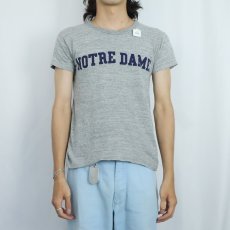 画像2: 80's H. WOLF & SONS INC. "NOTRE DAME" カレッジプリントTシャツ M (2)