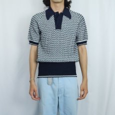 画像2: 70'sMcGREGOR USA製 半袖ニットシャツ M (2)