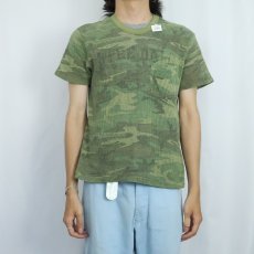画像2: カモ柄 メッシュポケットTシャツ (2)