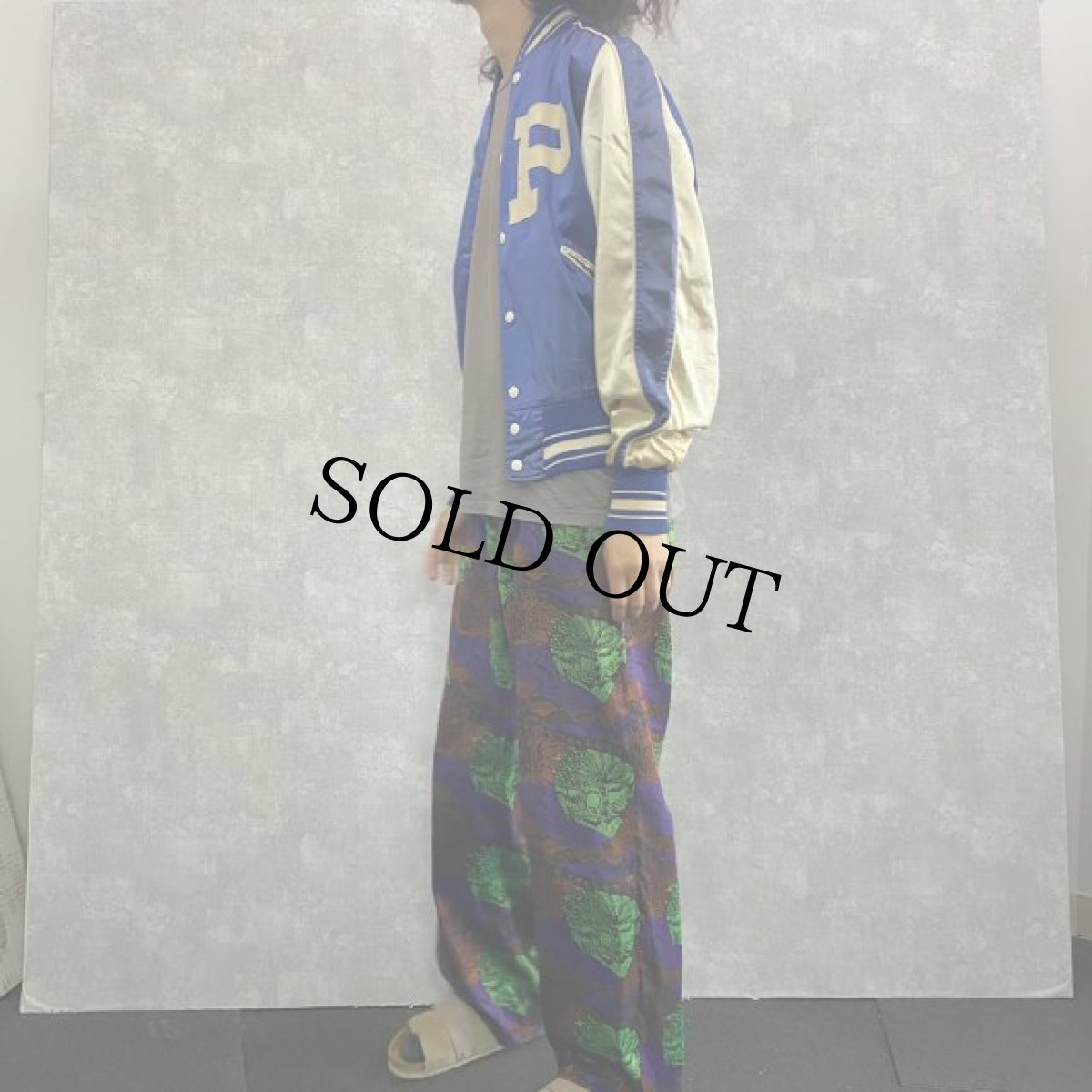 画像3: 50's BUTWIN "P" ワッペン付きカレッジスタジャン (3)