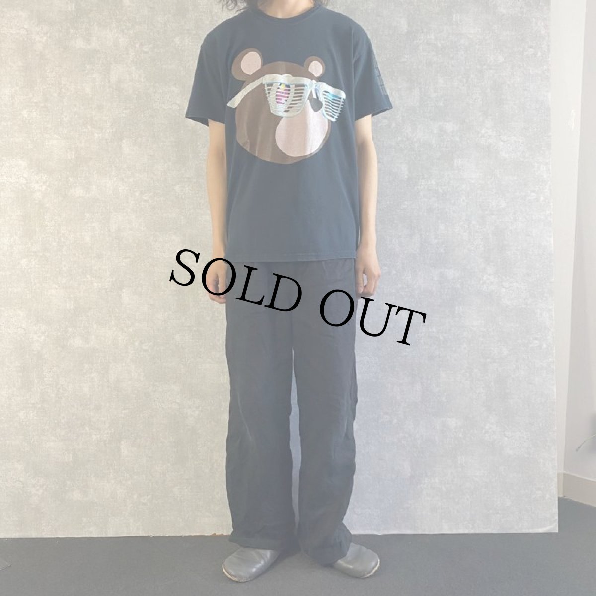 画像3: Kanye West GLOW IN THE DARK TOUR ヒップホップTシャツ M (3)