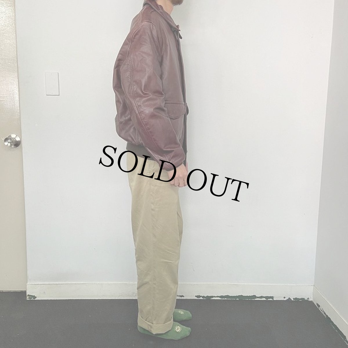 画像3: 80's AVIREX USA製 "1978 A-2TYPE" レザージャケット L (3)