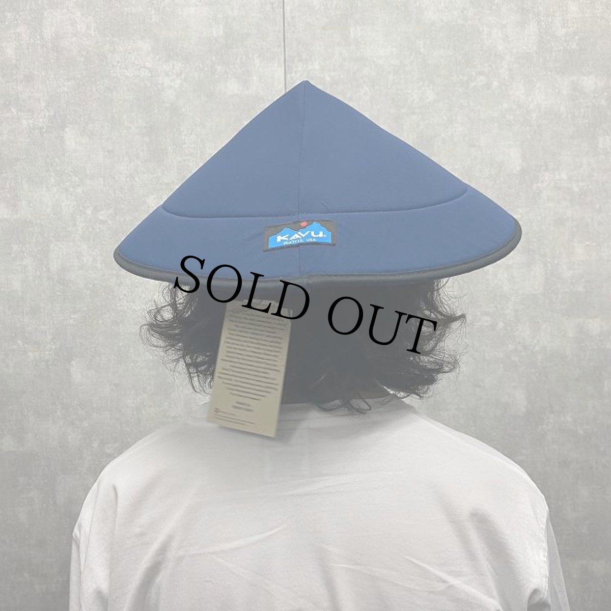 画像4: KAVU USA製 Chillba サンハット Navy タグ付き (4)