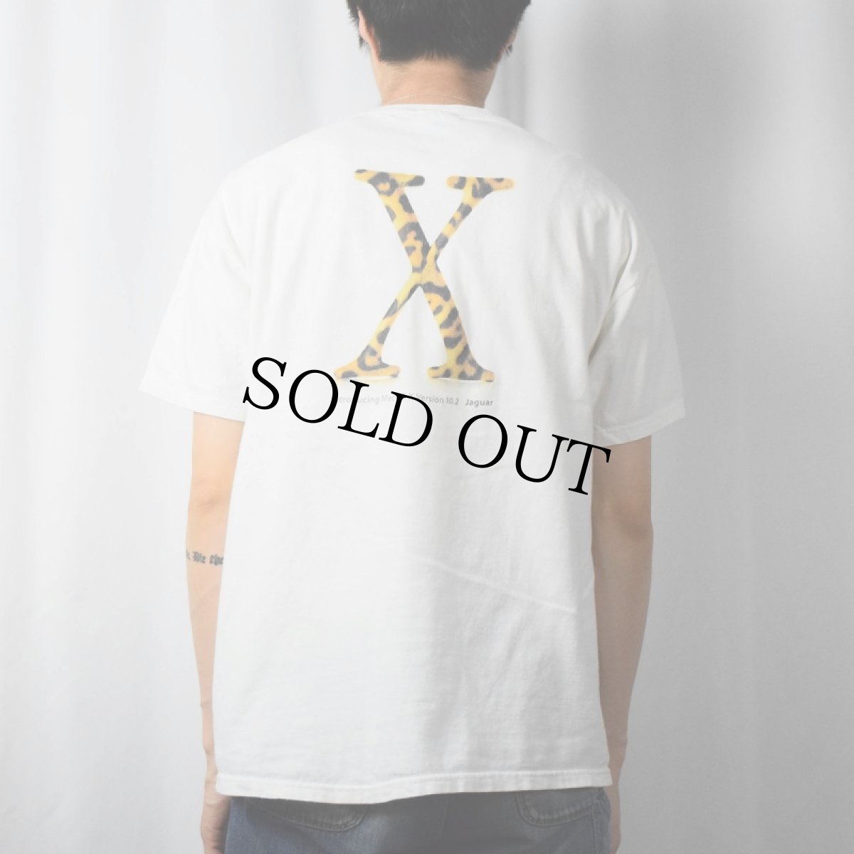 画像3: 2000's Apple "Mac OS X Jaguar" プリントTシャツ XL (3)