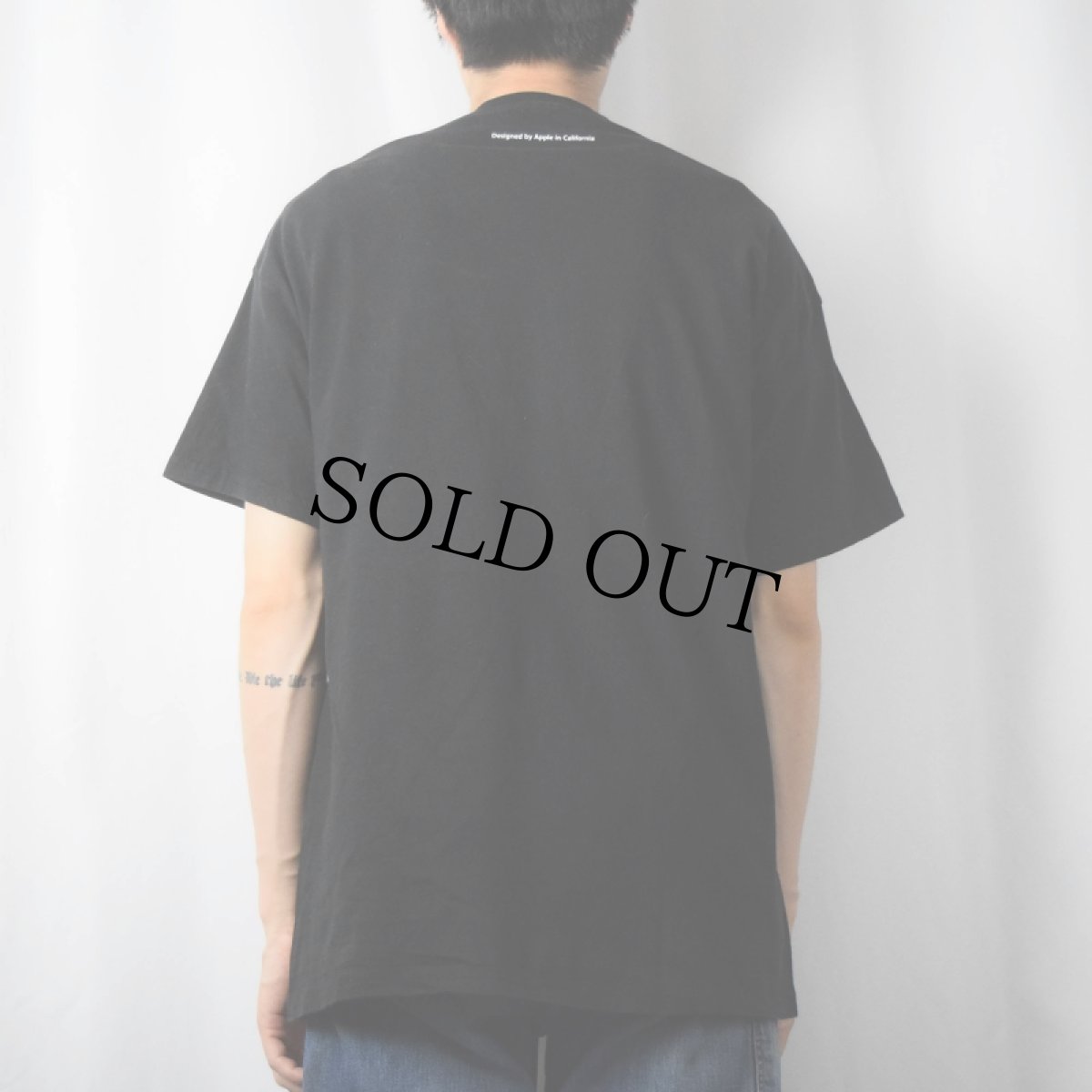 画像3: Apple "Main Place" ロゴプリントTシャツ BLACK XL (3)