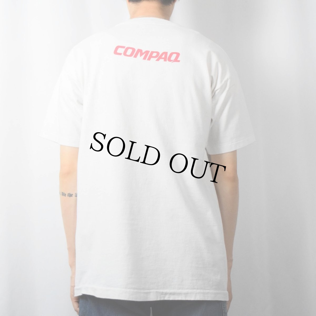画像3: 90's COMPAQ USA製 コンピューター企業 プリントTシャツ XL (3)