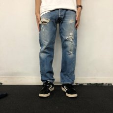 画像3: 60〜70's LEVI'S 501 BIGE デニムパンツ W31 (3)