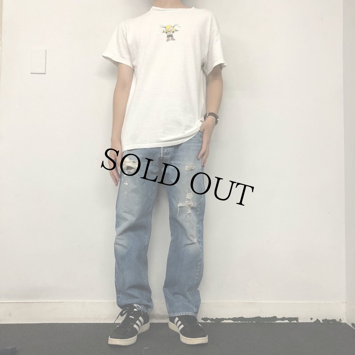 画像6: 60〜70's LEVI'S 501 BIGE デニムパンツ W31 (6)