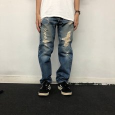 画像3: 60〜70's LEVI'S 501 BIGE デニムパンツ W32 (3)