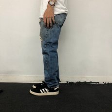 画像4: 60〜70's LEVI'S 501 BIGE デニムパンツ W32 (4)