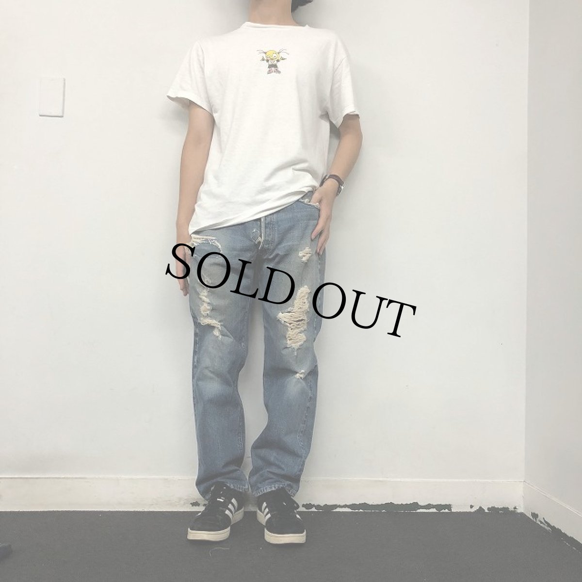 画像6: 60〜70's LEVI'S 501 BIGE デニムパンツ W32 (6)