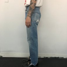 画像4: 60's LEVI'S 501XX BIGE デニムパンツ W30 (4)