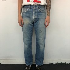 画像3: 60's LEVI'S 501XX BIGE デニムパンツ W30 (3)