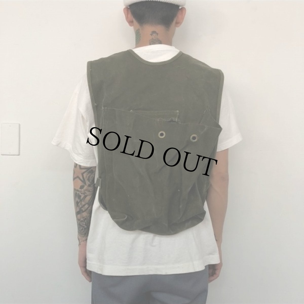 画像4: 40's WWII U.S.ARMY Ammunition Carrying Bag M2 (4)