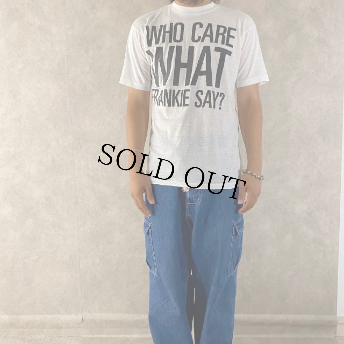 画像2: 80's Frankie Goes To Hollywood USA製 Rock Band T-shirt L (2)