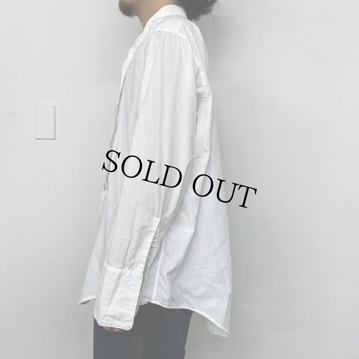 画像4: 50〜60's SAUNDERS-MODERN USA製 プリーツシャツ 17 1/2 (4)