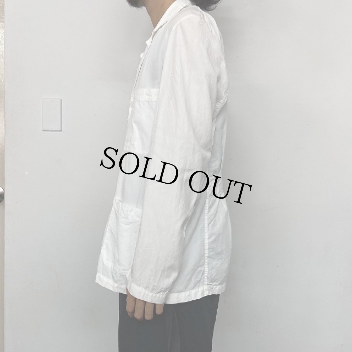 画像4: 60's Hollywood UNIFORM CO. ホワイトコットンジャケット 38 (4)