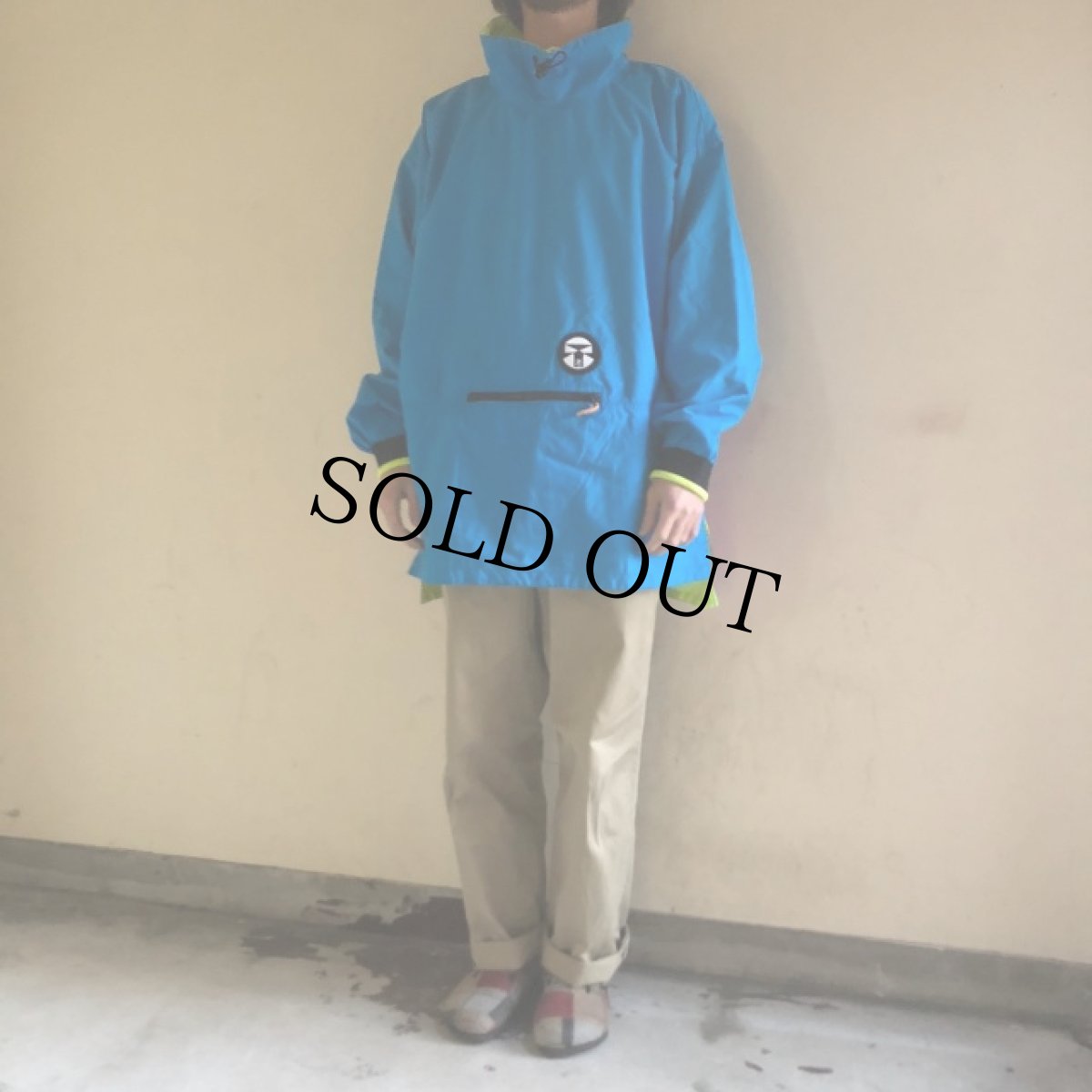 画像3: 90's Ocean Pacific "TECH" ナイロンプルオーバー L (3)