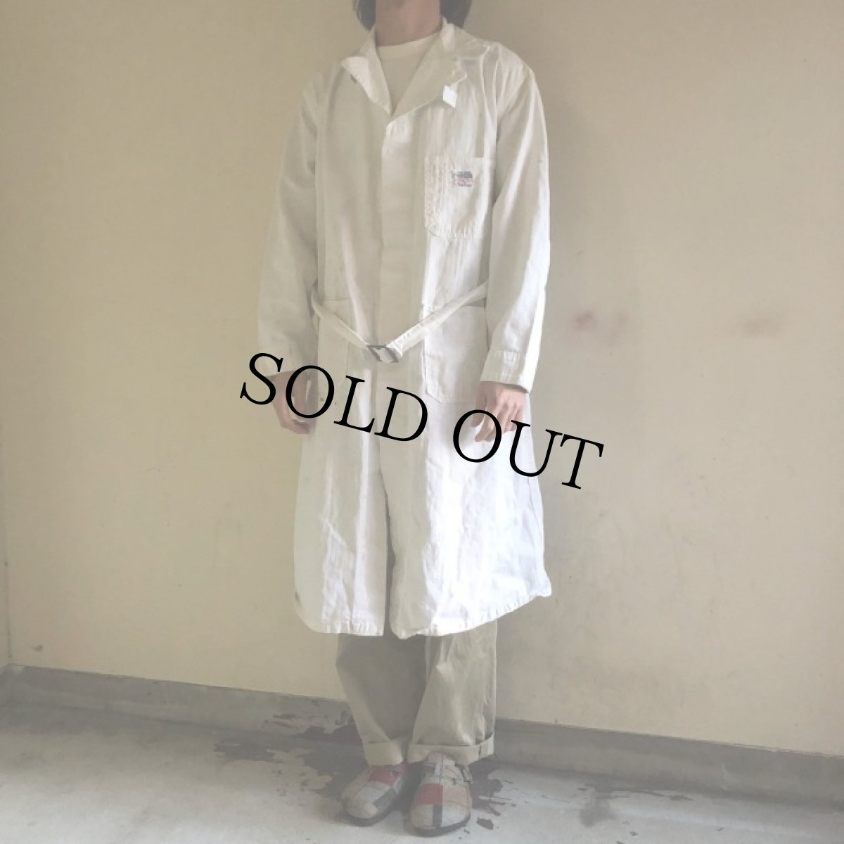 画像2: 50's HERCULES ヘリンボーンツイルショップコート (2)