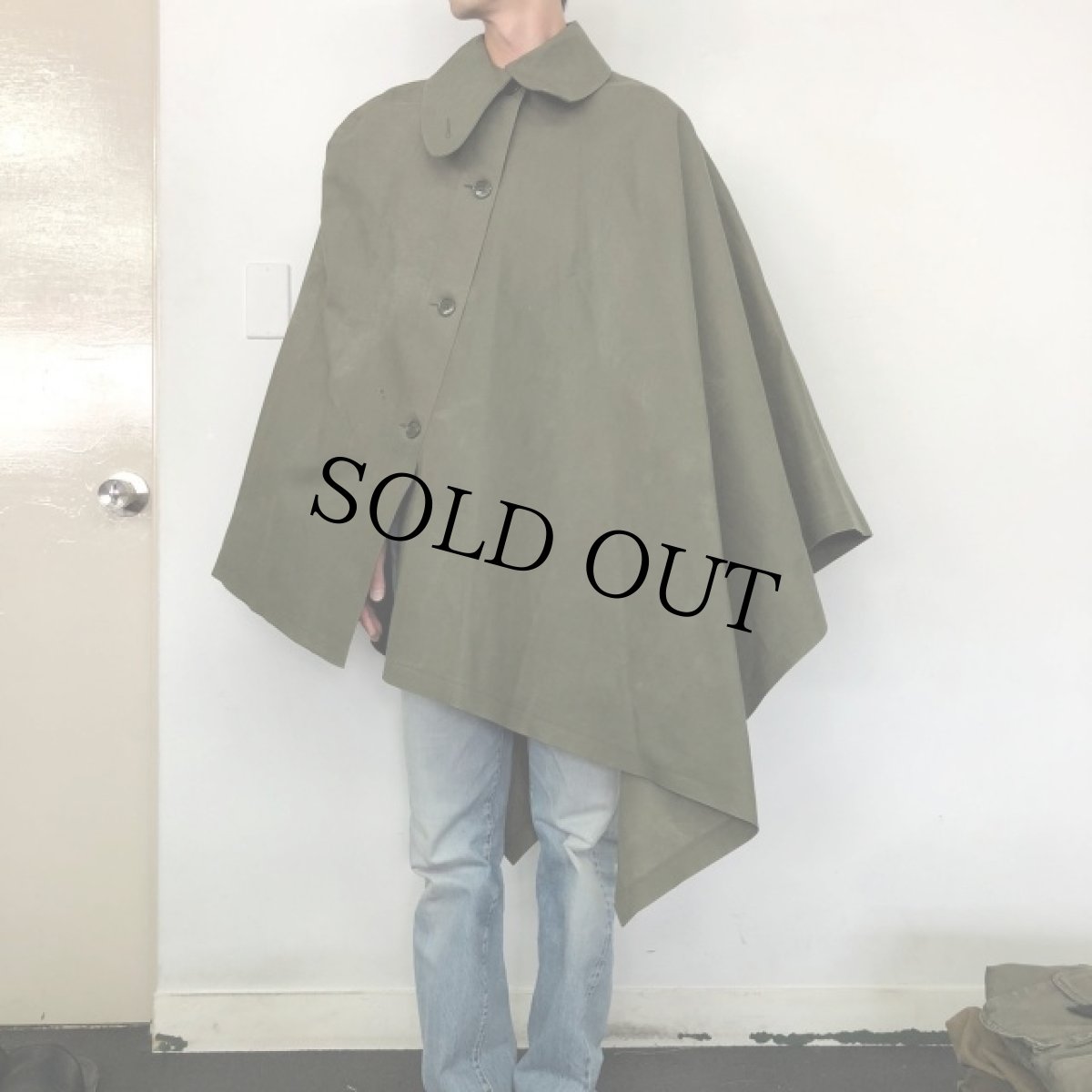 画像2: 70's オランダ軍 VOLHARDINGスナイパー ポンチョ (2)