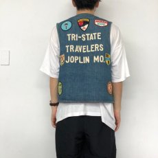 画像5: 70's Levi's USA製 パッチ付き Denim Vest XL (5)