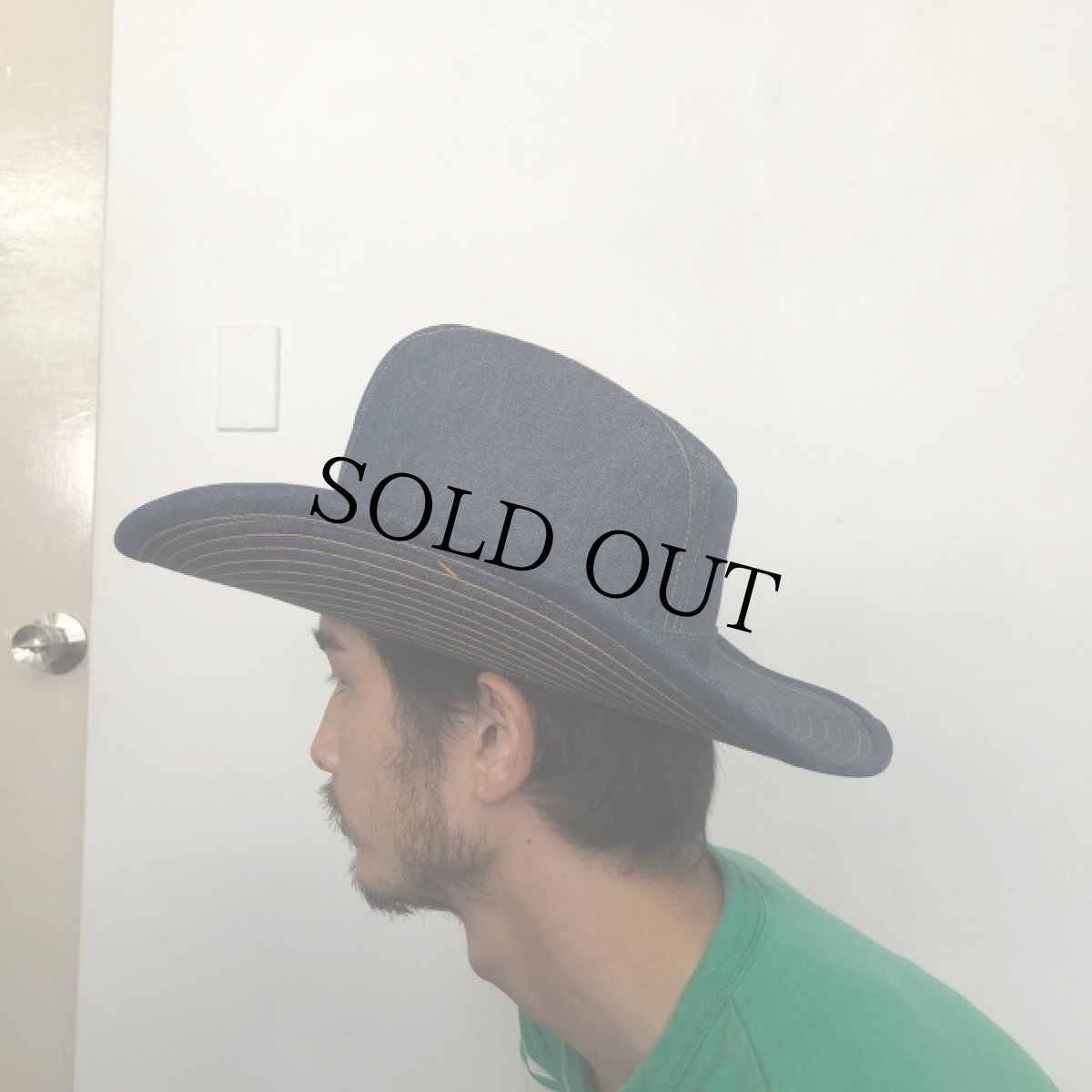 画像3: 70's Levi's USA製 デニムウエスタンハット (3)