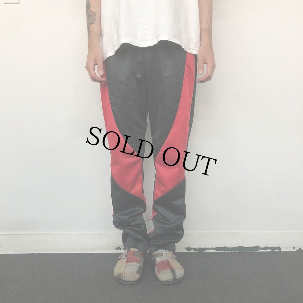 画像4: 80's NIKE 紺タグ "AIR JORDAN" トラックパンツ M (4)