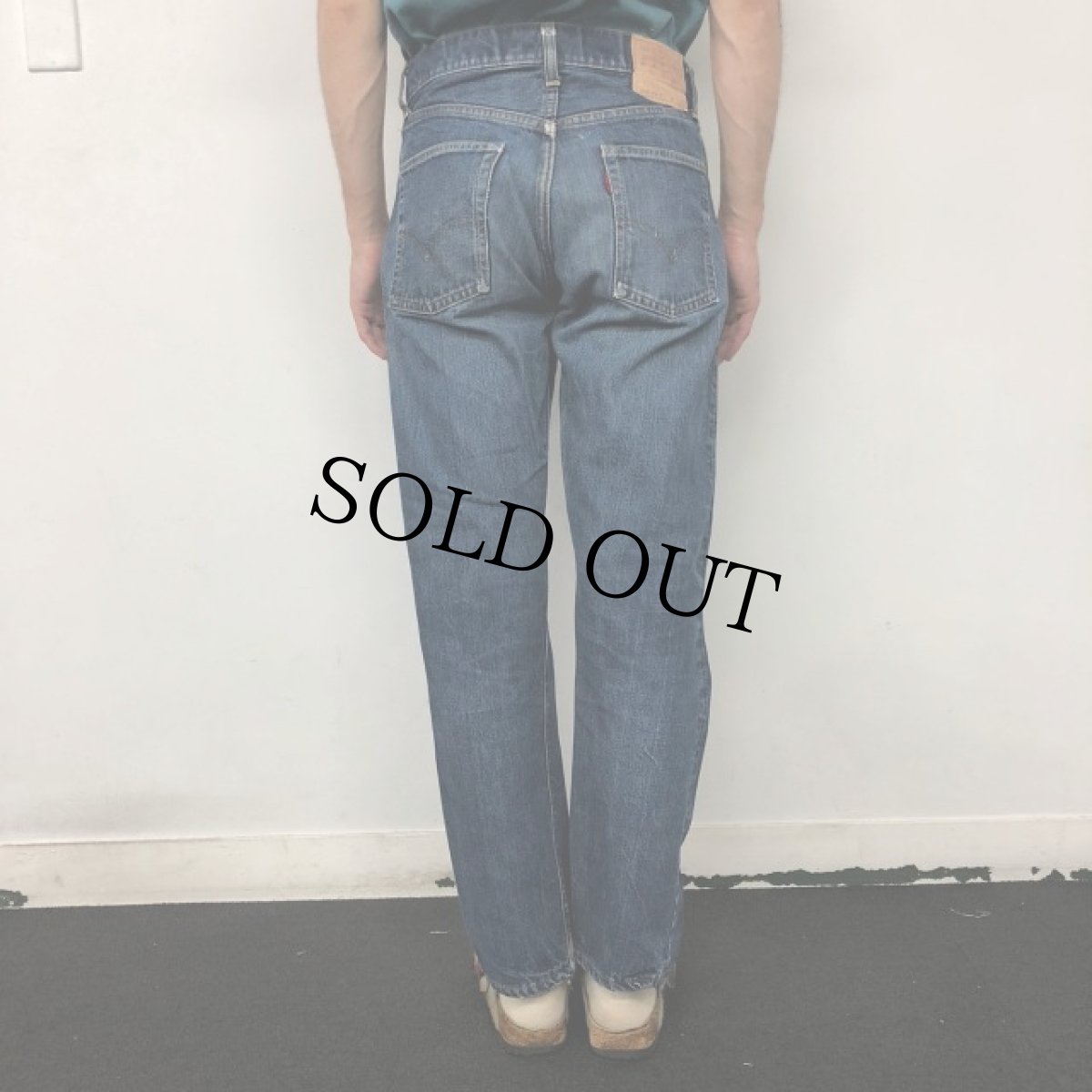 画像5: 60's LEVI'S 505-0217 BIGE TYPE デニムパンツ W31 (5)