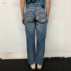 画像5: 60〜70's LEVI'S 501 BIGE デニムパンツ W30 (5)