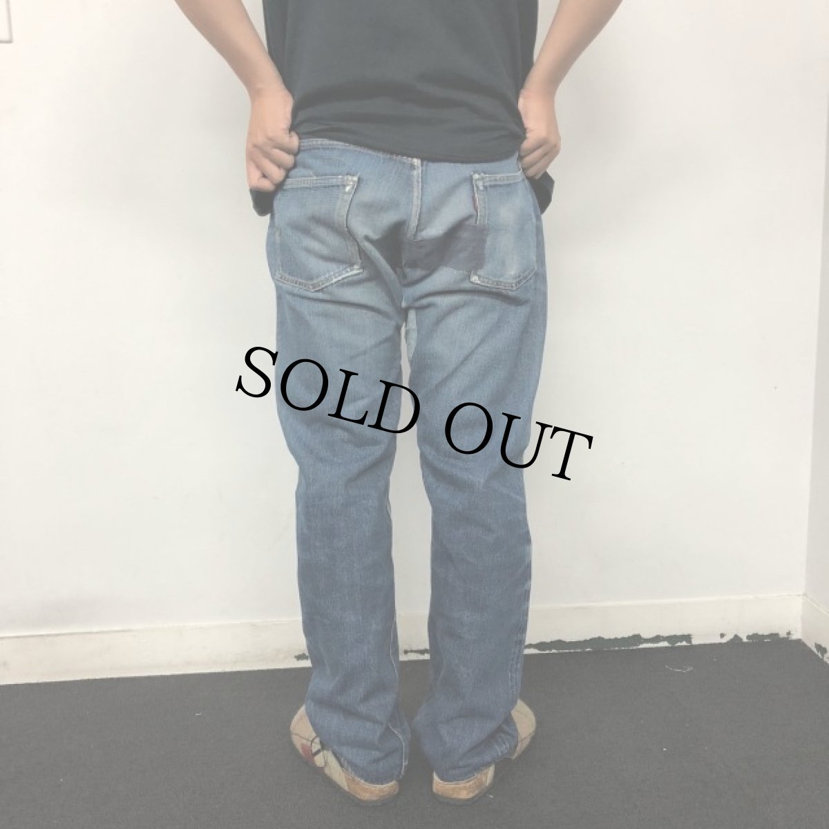 画像5: 60's LEVI'S 501 BIGE S TYPE デニムパンツ W32 (5)