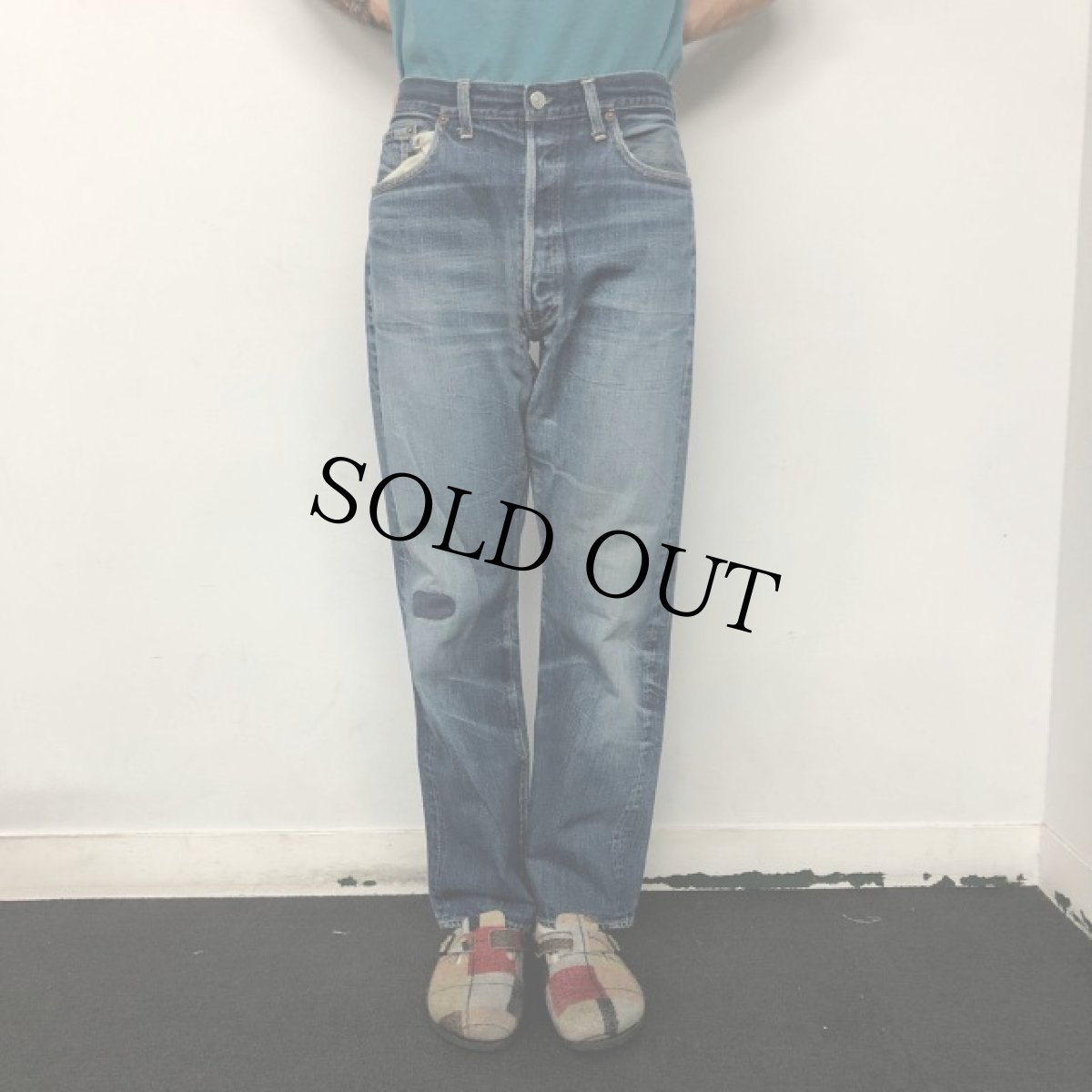 画像3: 60's LEVI'S 501 TYPE デニムパンツ W34 (3)
