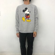 画像2: 80's DISNEY Mickey Mouse キャラクタースウェット XL (2)