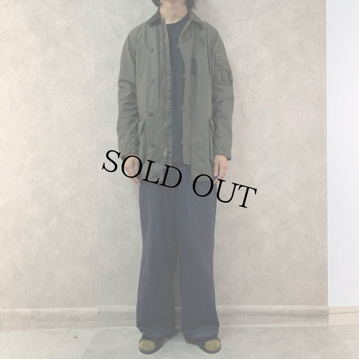 画像2: Ralph Lauren オイルドコットン ハンティングジャケット S (2)