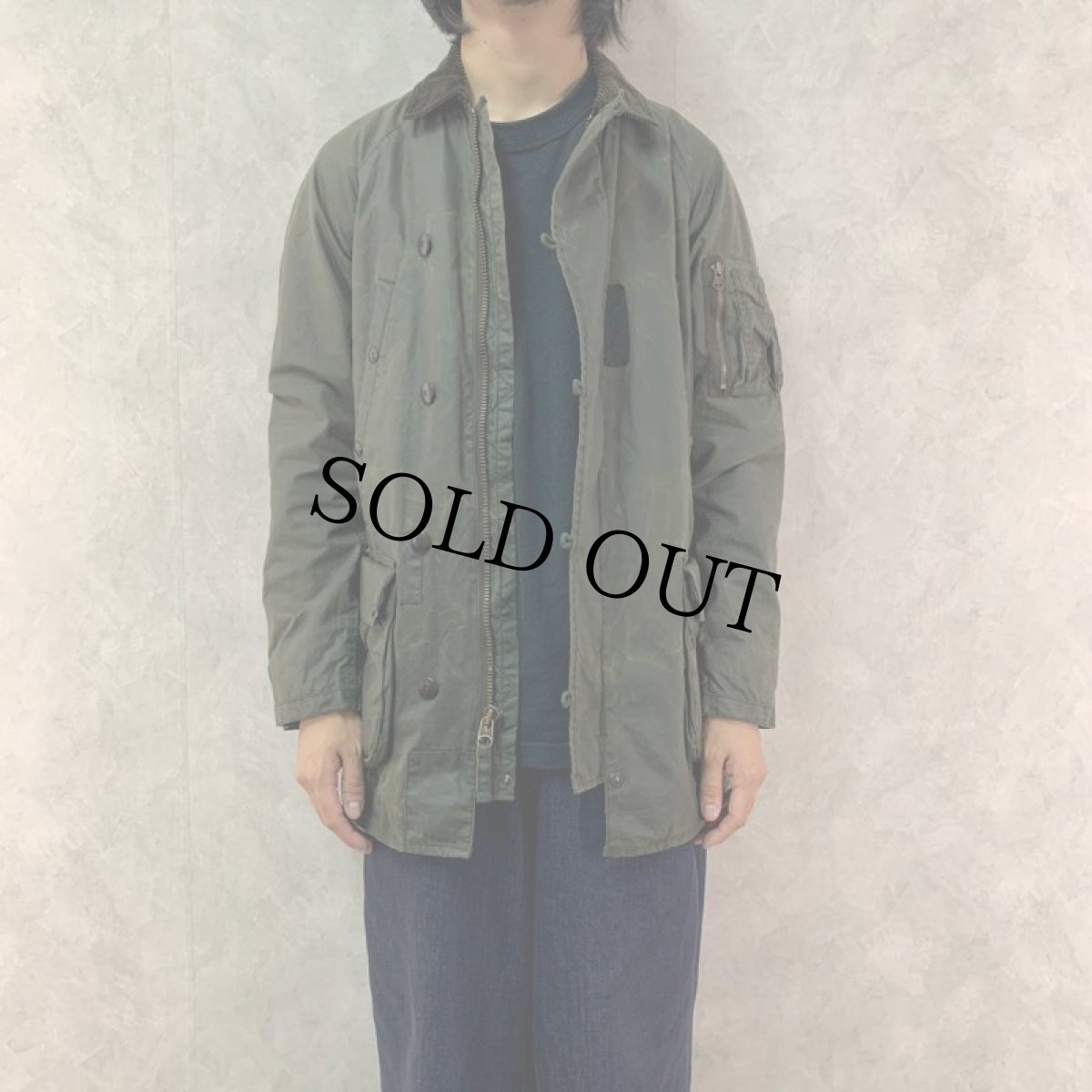 画像3: Ralph Lauren オイルドコットン ハンティングジャケット S (3)