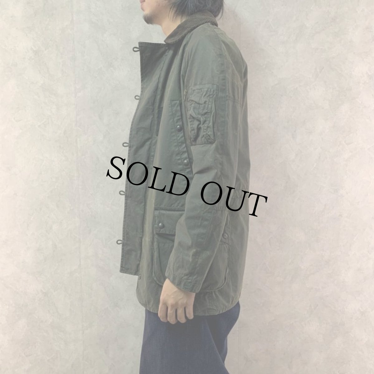 画像4: Ralph Lauren オイルドコットン ハンティングジャケット S (4)