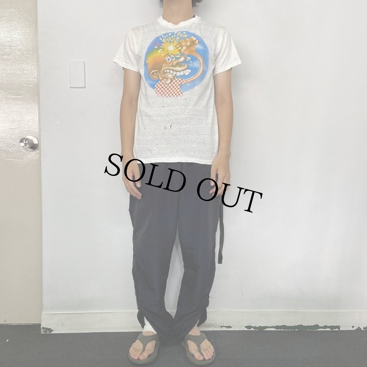 画像2: 70's GRATEFUL DEAD "アイスクリームキッド" ロックバンドTシャツ L (2)