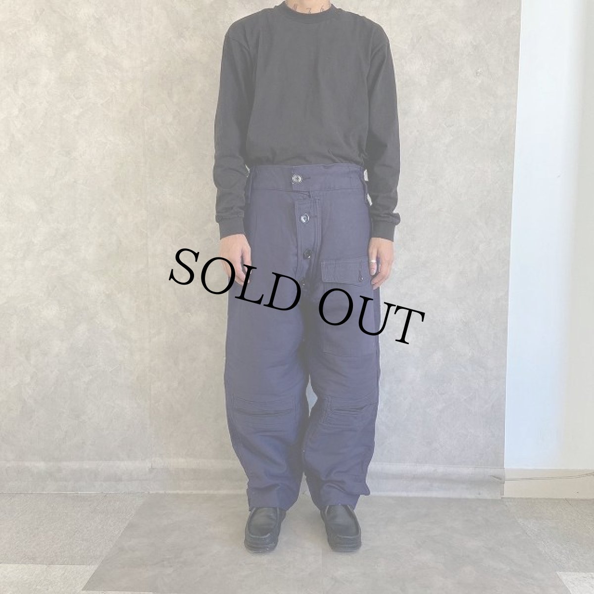 画像4: 50's ROYAL NAVY SUBMARINE TROUSERS W30-39 DEADSTOCK (4)