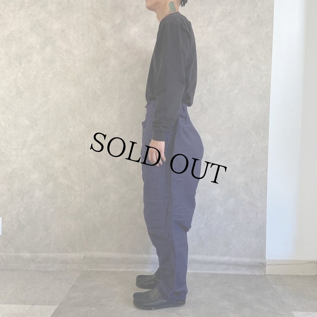 画像5: 50's ROYAL NAVY SUBMARINE TROUSERS W30-39 DEADSTOCK (5)