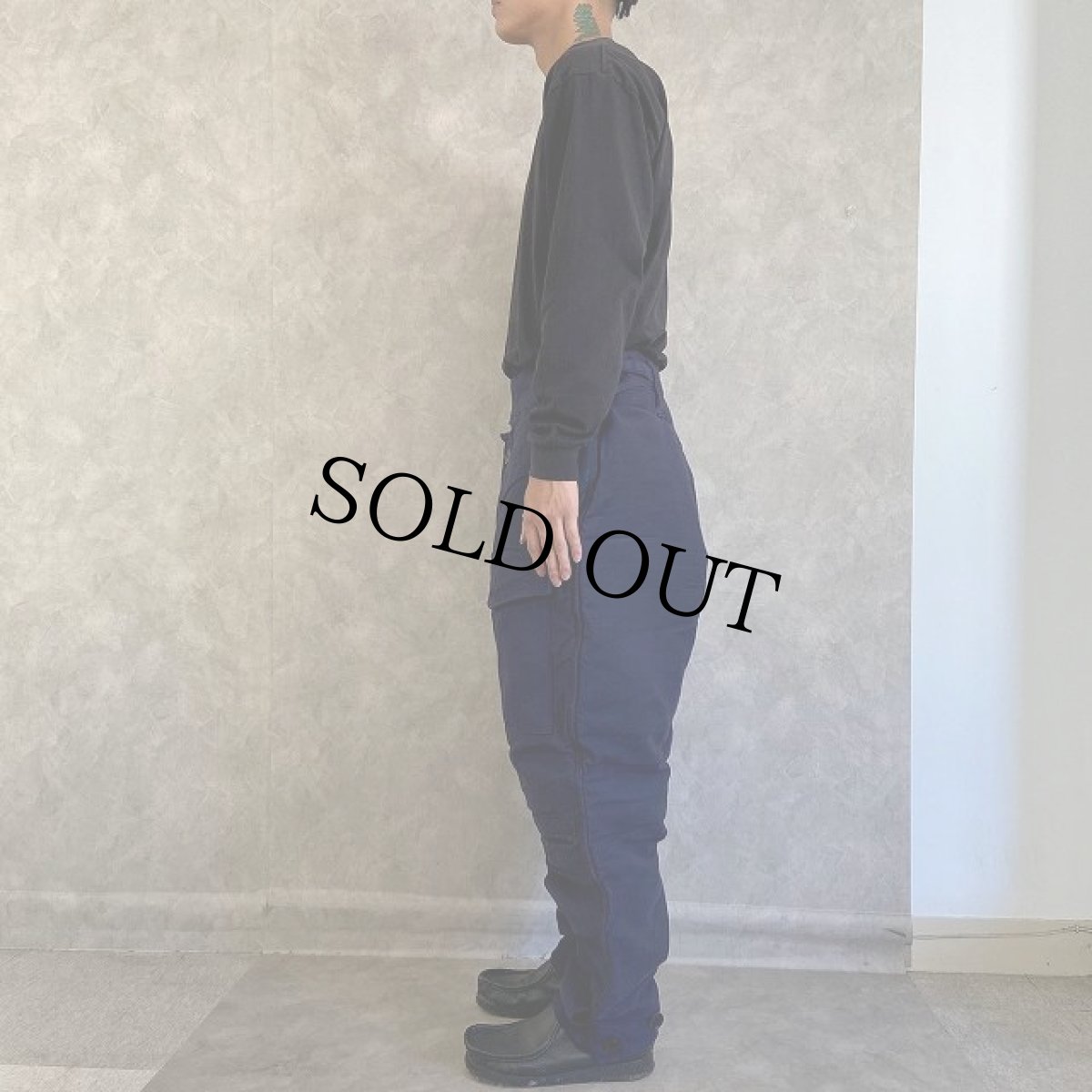 画像3: 50's ROYAL NAVY SUBMARINE TROUSERS W30-39 (3)