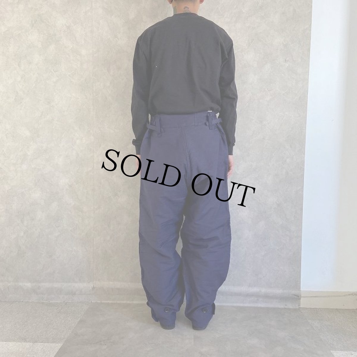 画像6: 50's ROYAL NAVY SUBMARINE TROUSERS W30-39 DEADSTOCK (6)