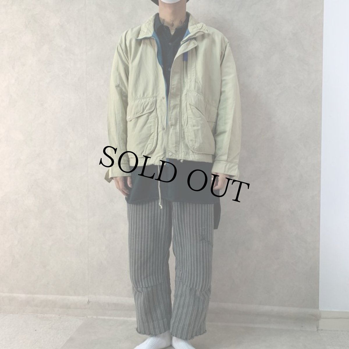 画像2: 80〜90's Patagonia フルジップ ナイロンジャケット M (2)